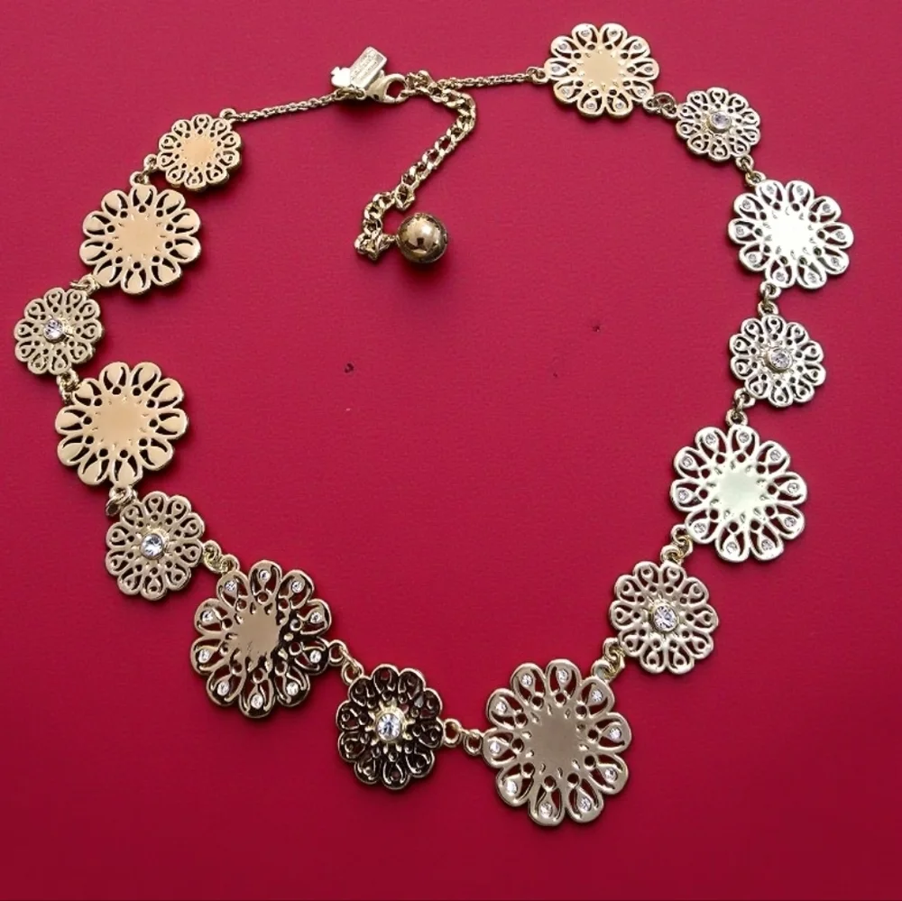 Kate Spade Gold Floral Necklace